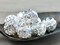 Bright Silver w/Crystal AB Rhinestone Filigree Round Beads -- Choose Your Size